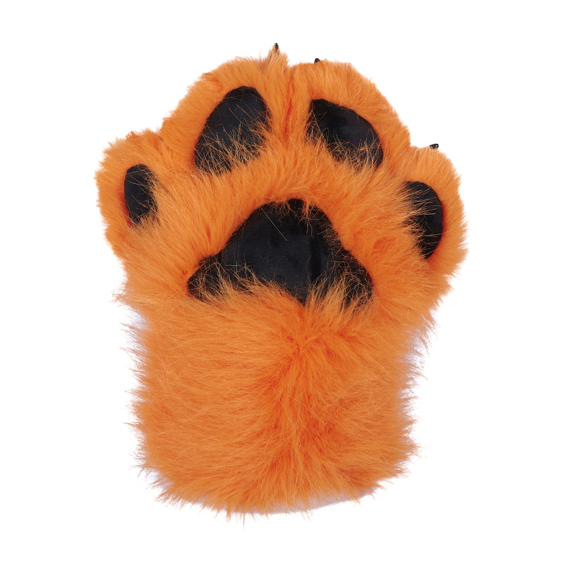 Feral Four Finger Paw Gloves - Orange