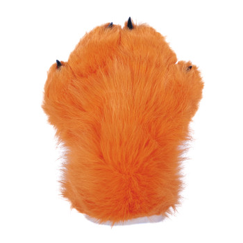 Feral Four Finger Paw Gloves - Orange