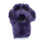 Feral Four Finger Paw Gloves - Purple