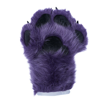 Feral Four Finger Paw Gloves - Purple