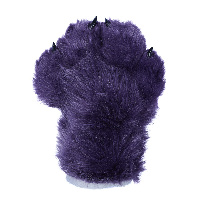 Feral Four Finger Paw Gloves - Purple