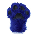 Feral Four Finger Paw Gloves - Royal Blue