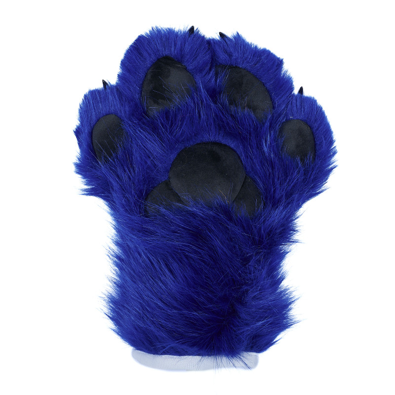 Feral Four Finger Paw Gloves - Royal Blue