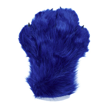 Feral Four Finger Paw Gloves - Royal Blue