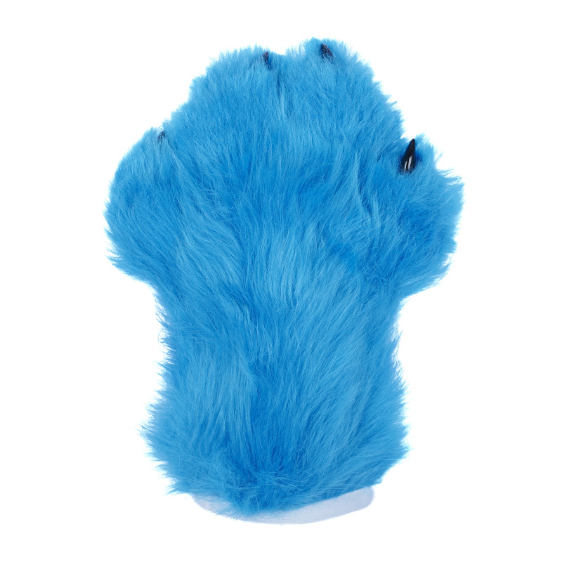 Feral Four Finger Paw Gloves - Electric Blue