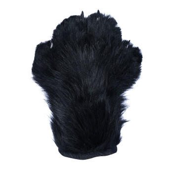 Feral Four Finger Paw Gloves - Black