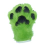 Feral Four Finger Paw Gloves - Lime Green