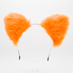 Wolf Headband Ears - Orange