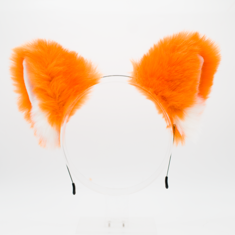 Wolf Headband Ears - Orange