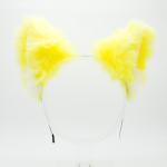 Wolf Headband Ears - Yellow