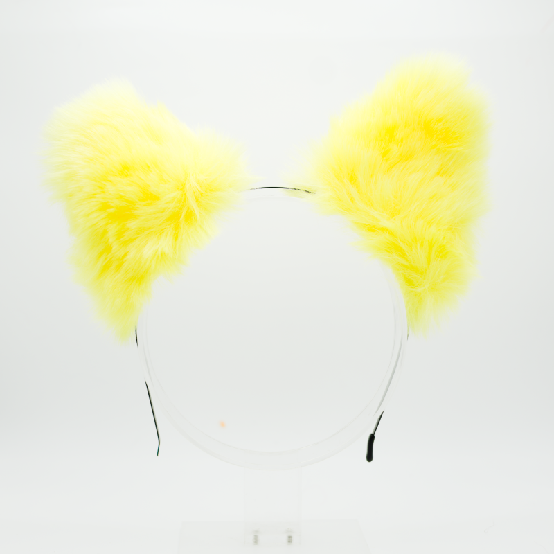 Wolf Headband Ears - Yellow
