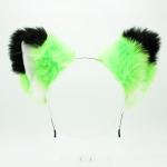Fox Headband Ears - Lime Green