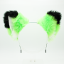 Fox Headband Ears - Lime Green