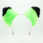 Fox Headband Ears - Lime Green