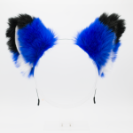 Fox Headband Ears - Royal Blue