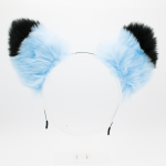 Fox Headband Ears - Baby Blue