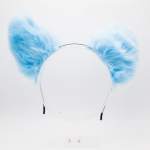 Wolf Headband Ears - Baby Blue