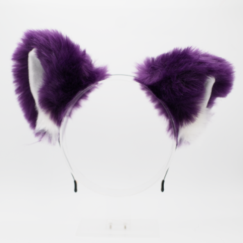 Wolf Headband Ears - Purple