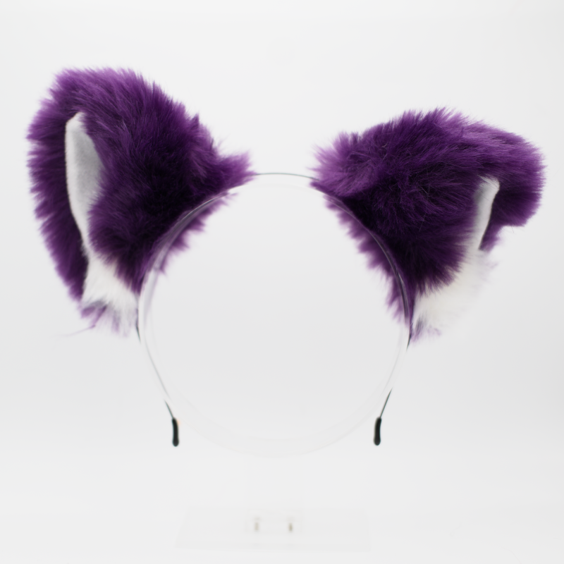Wolf Headband Ears - Purple