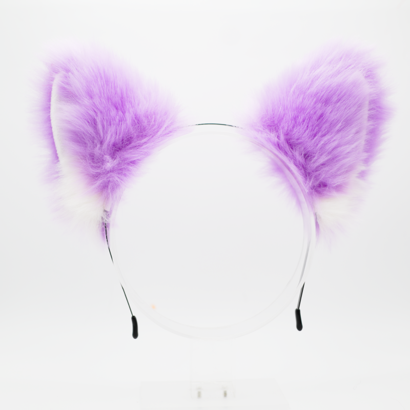 Wolf Headband Ears - Lavender