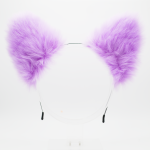 Wolf Headband Ears - Lavender
