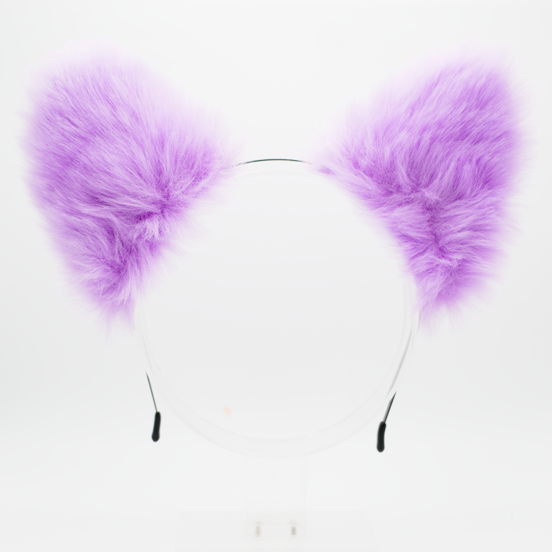 Wolf Headband Ears - Lavender