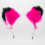 Fox Headband Ears - Hot Pink