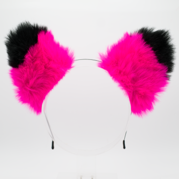 Fox Headband Ears - Hot Pink