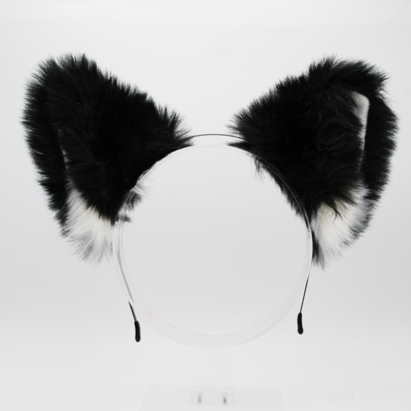 Wolf Headband Ears - Black