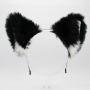 Wolf Headband Ears - Black