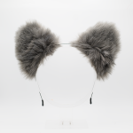 Wolf Headband Ears - Gray