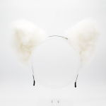 Wolf Headband Ears - White