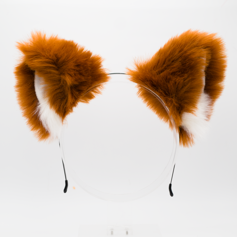 Wolf Headband Ears - Rust