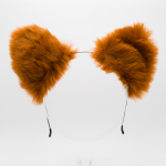 Wolf Headband Ears - Rust