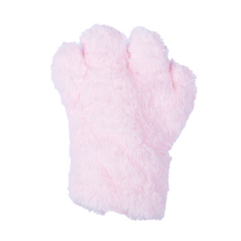 Basic Four Finger Paw Gloves - Pink