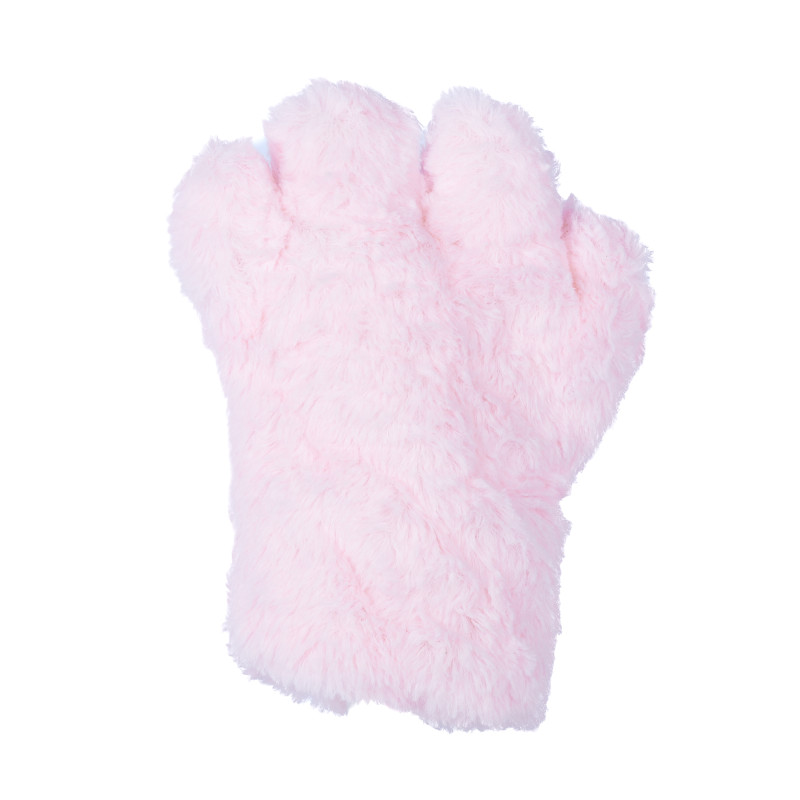 Basic Four Finger Paw Gloves - Pink