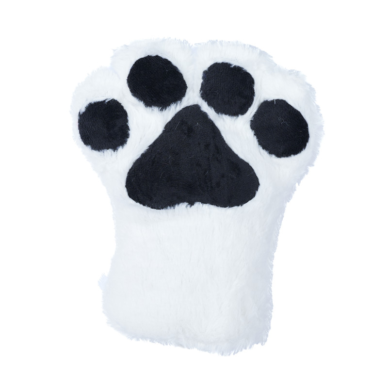Basic Four Finger Paw Gloves - White