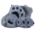 Fancy Paw Slippers - Gray