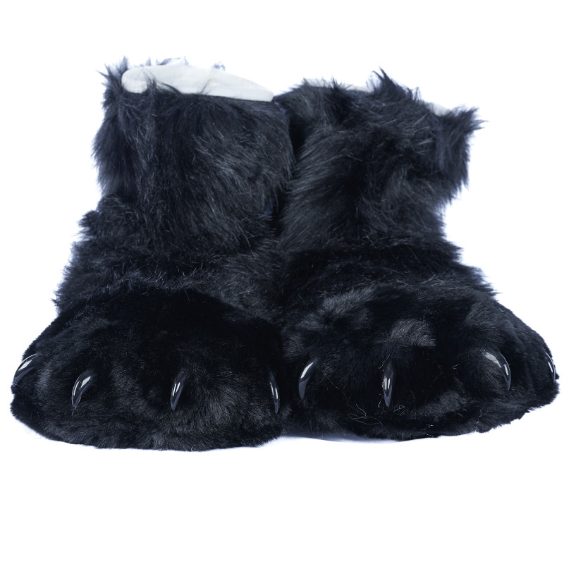 Fancy Paw Slippers - Black