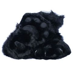 Fancy Paw Slippers - Black