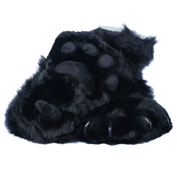 Fancy Paw Slippers - Black