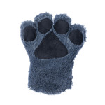 Basic Four Finger Paw Gloves - Gray
