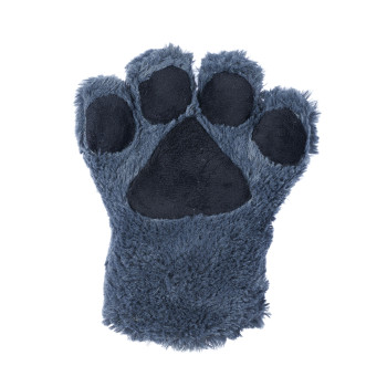 Basic Four Finger Paw Gloves - Gray
