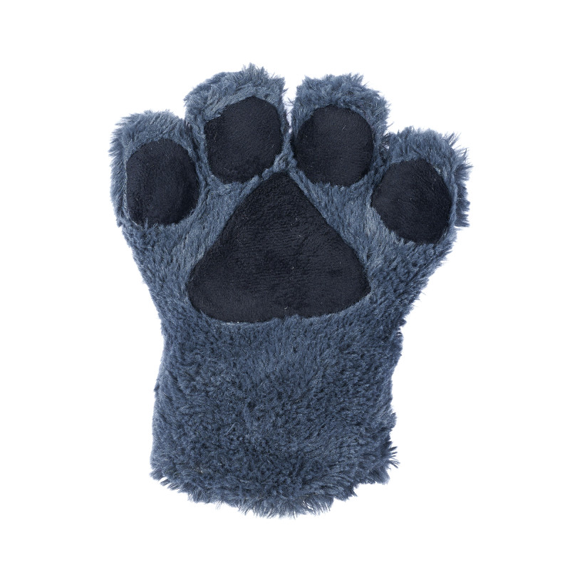 Basic Four Finger Paw Gloves - Gray