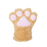 Basic Four Finger Paw Gloves - Caramel