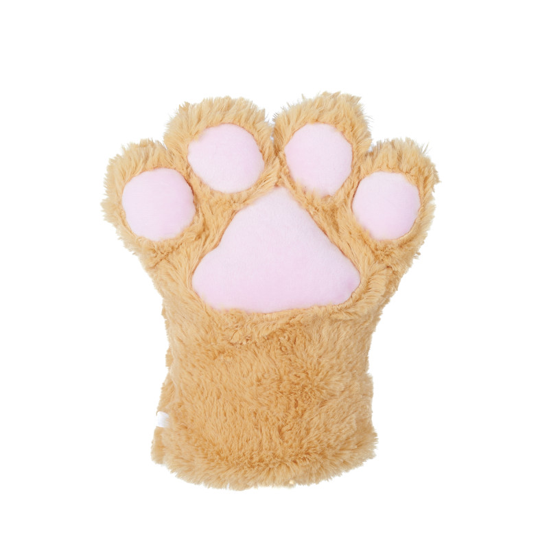 Basic Four Finger Paw Gloves - Caramel