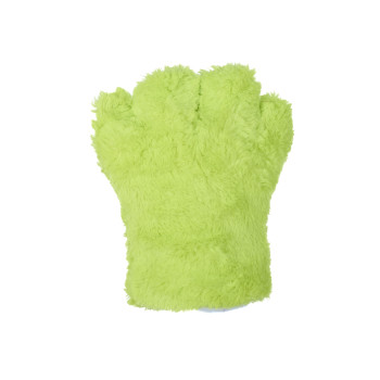 Basic Four Finger Paw Gloves - Lime Green