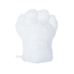 Basic Four Finger Paw Gloves - White + Pink