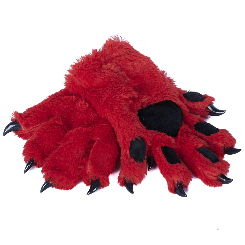 Basic Five Finger Paws - Dark Red