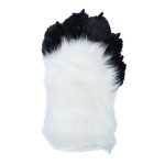 Fancy Five Finger Paw Gloves - White + Black + Pink